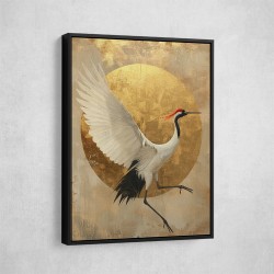 Japanese Crane 5 Japandi Style Wall Art