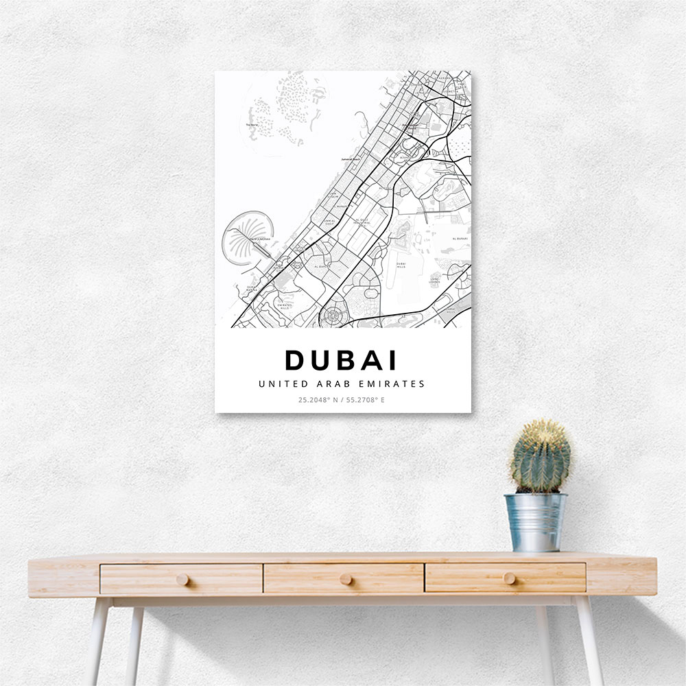 Dubai City Map