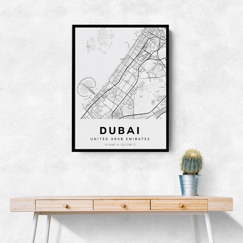 Dubai City Map