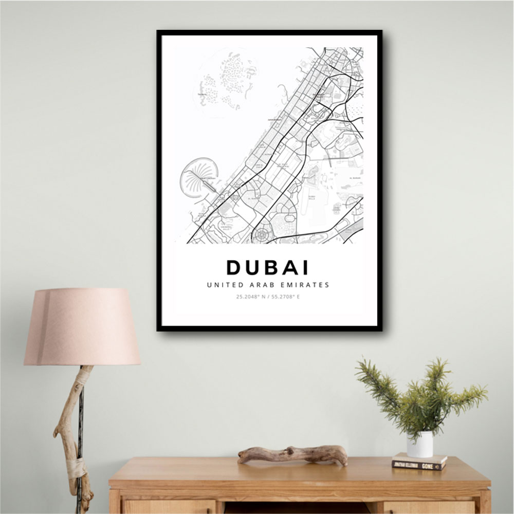 Dubai City Map