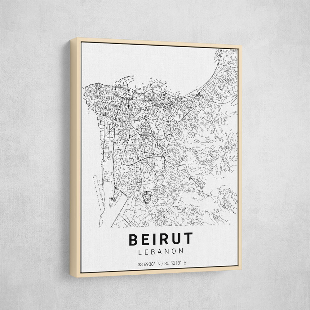 Beirut City Map