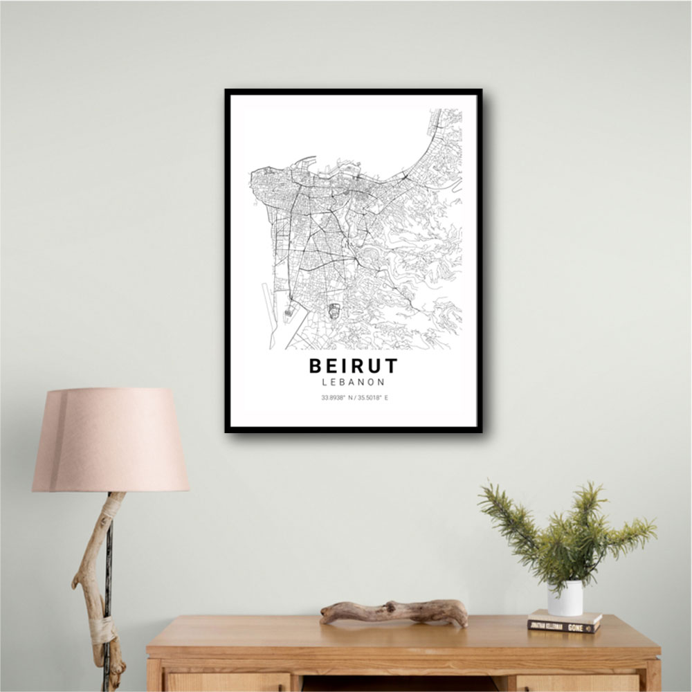 Beirut City Map