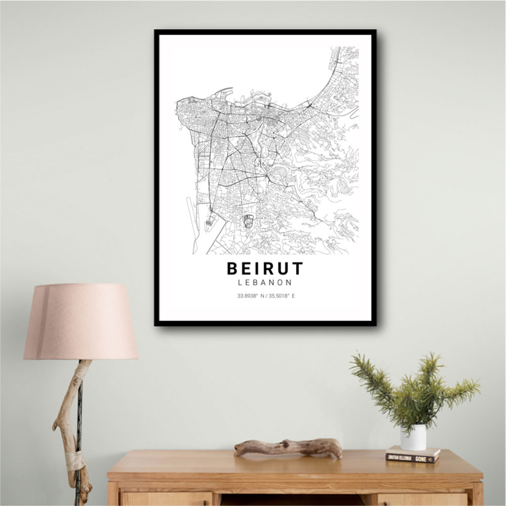 Beirut City Map