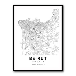 Beirut City Map