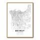 Beirut City Map