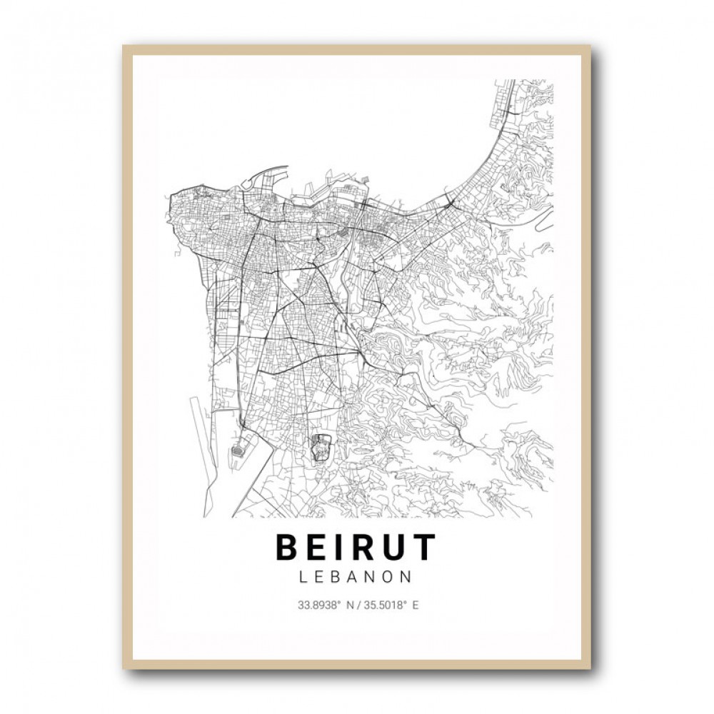 Beirut City Map