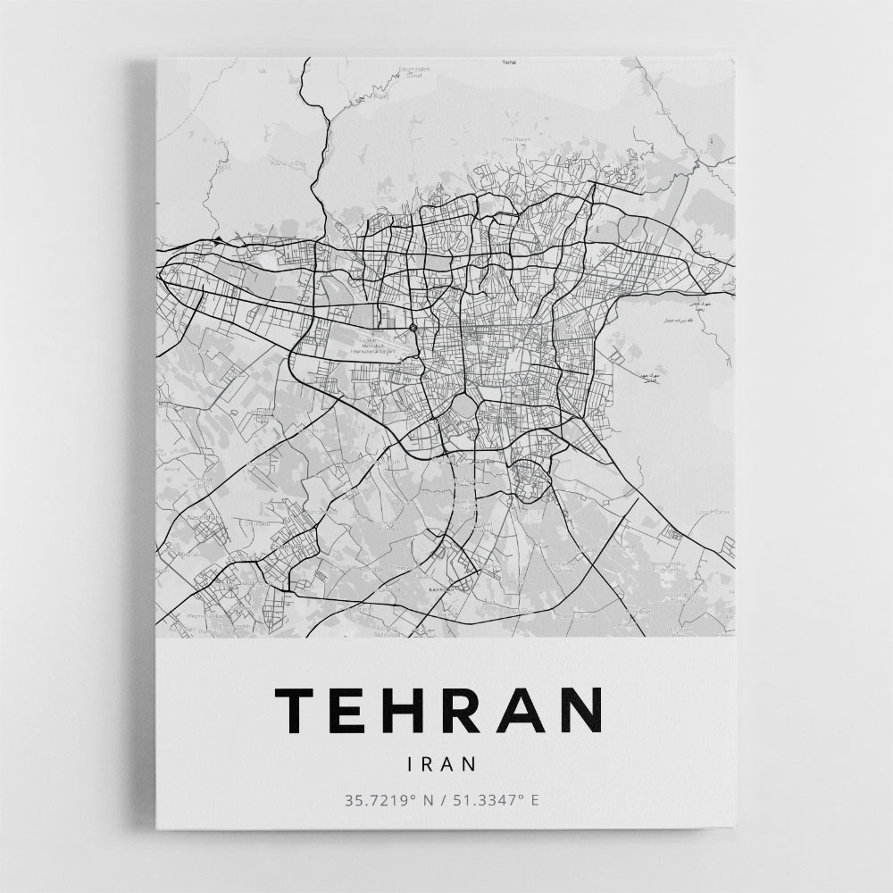 Tehran City Map