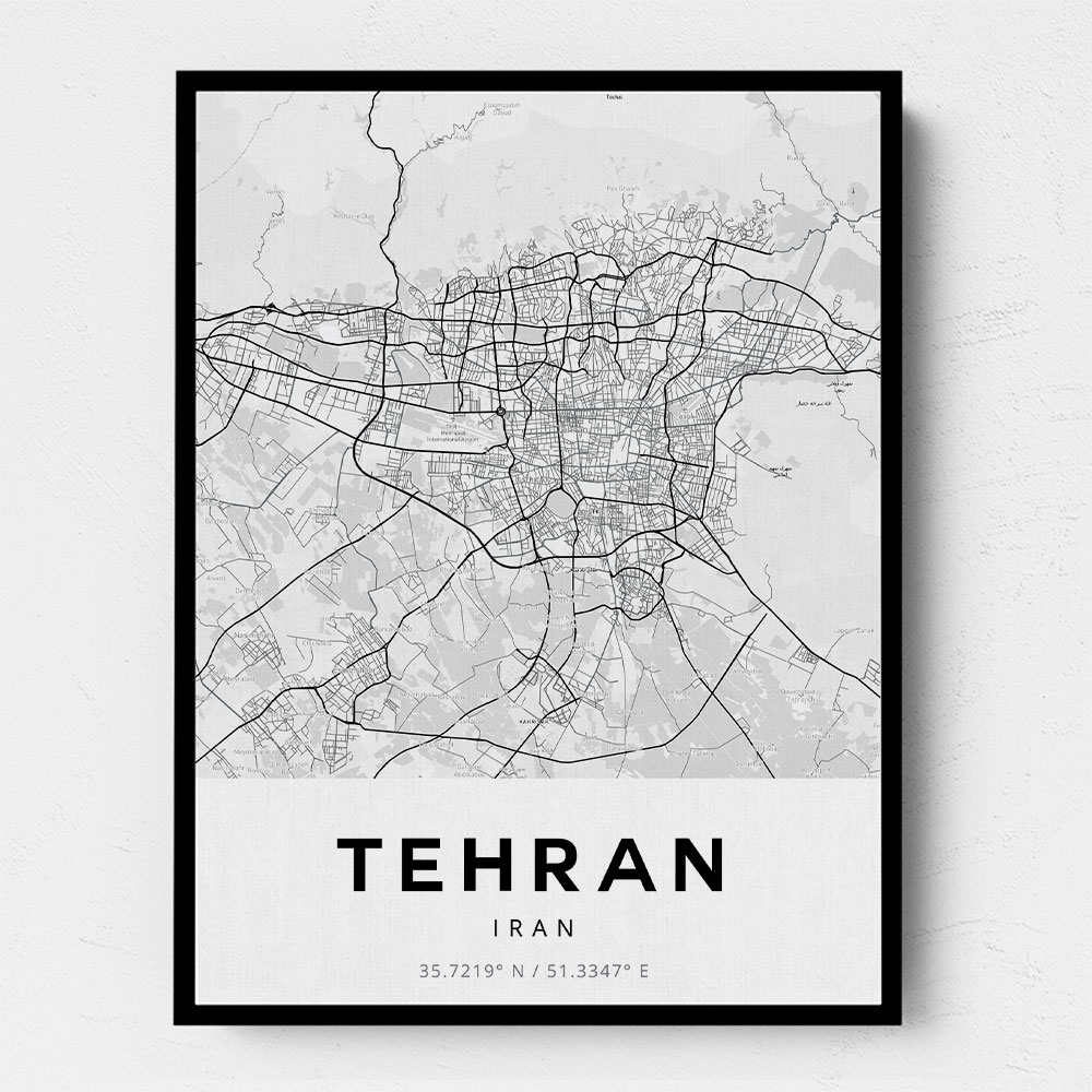 Tehran City Map