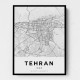 Tehran City Map