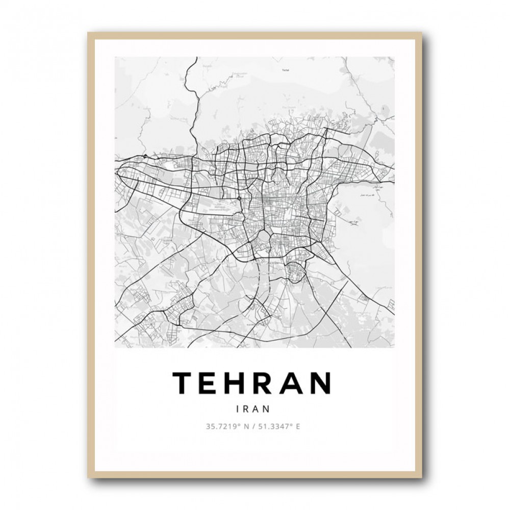 Tehran City Map