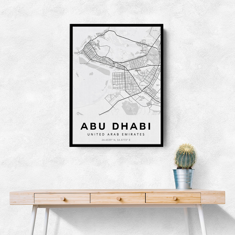 Abu Dhabi City Map