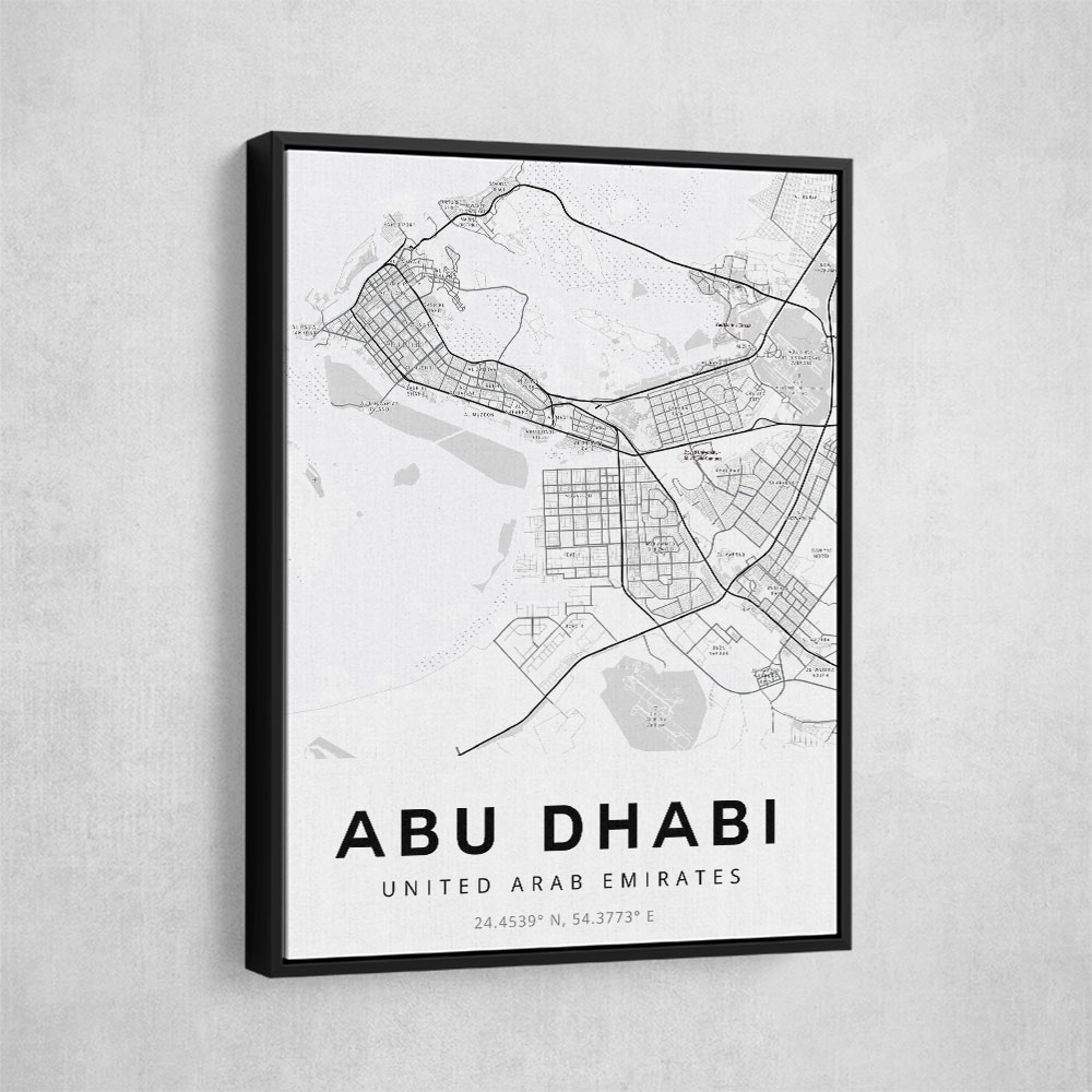 Abu Dhabi City Map