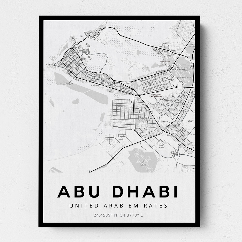 Abu Dhabi City Map