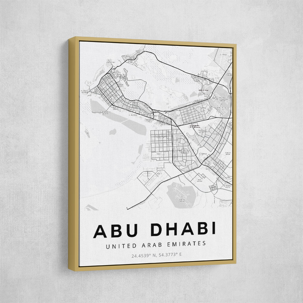 Abu Dhabi City Map