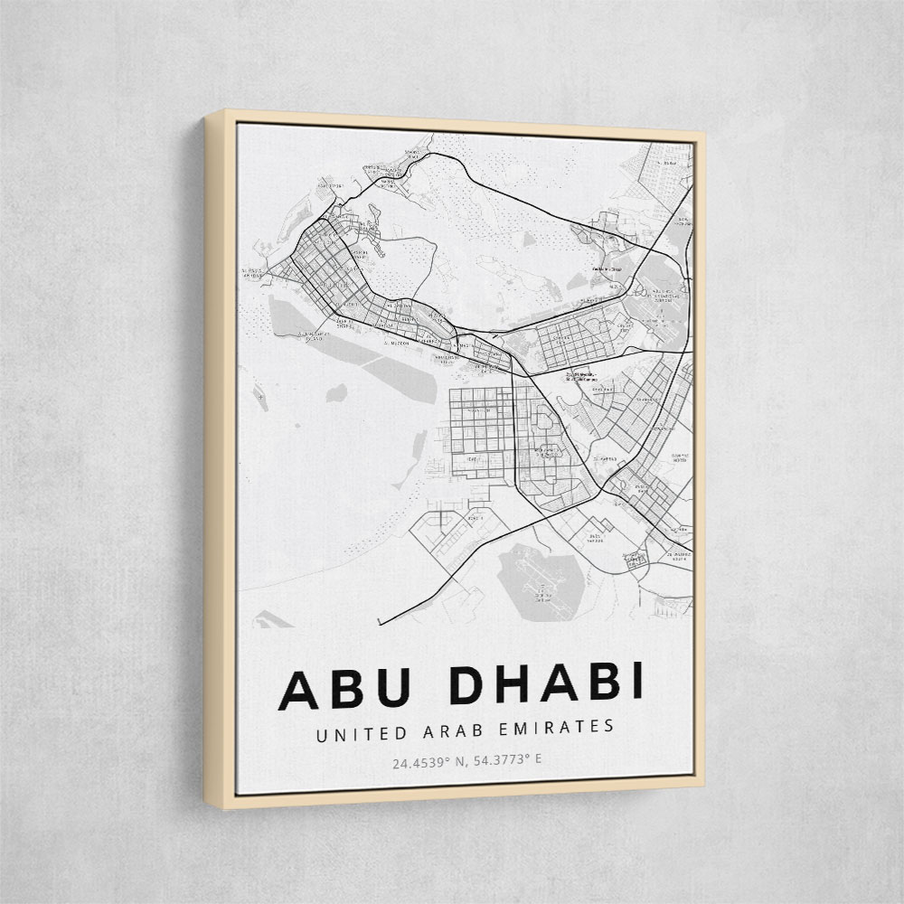 Abu Dhabi City Map