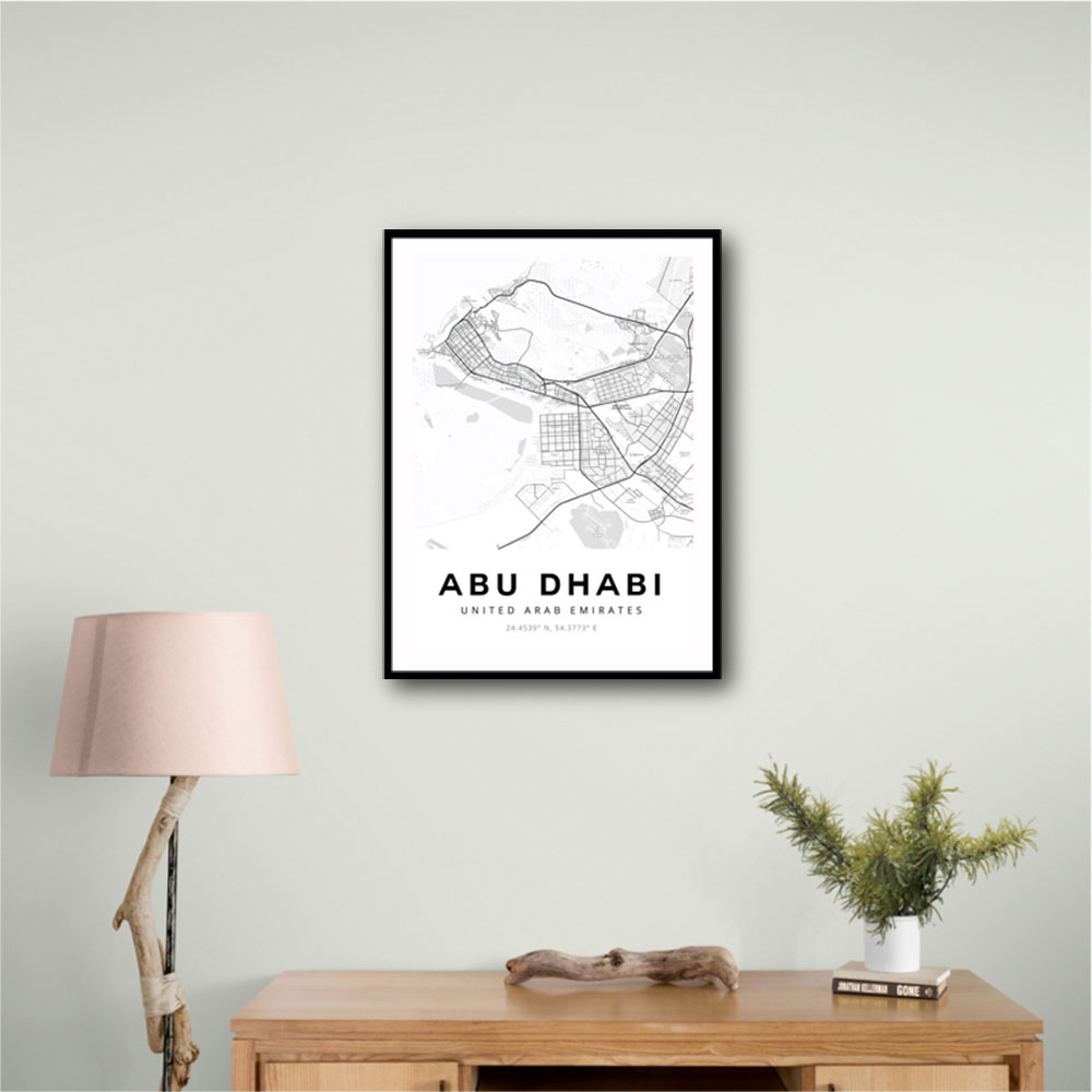 Abu Dhabi City Map