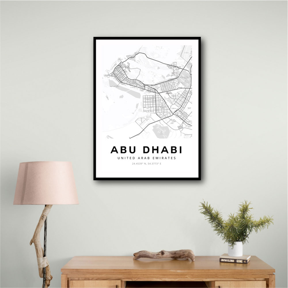 Abu Dhabi City Map