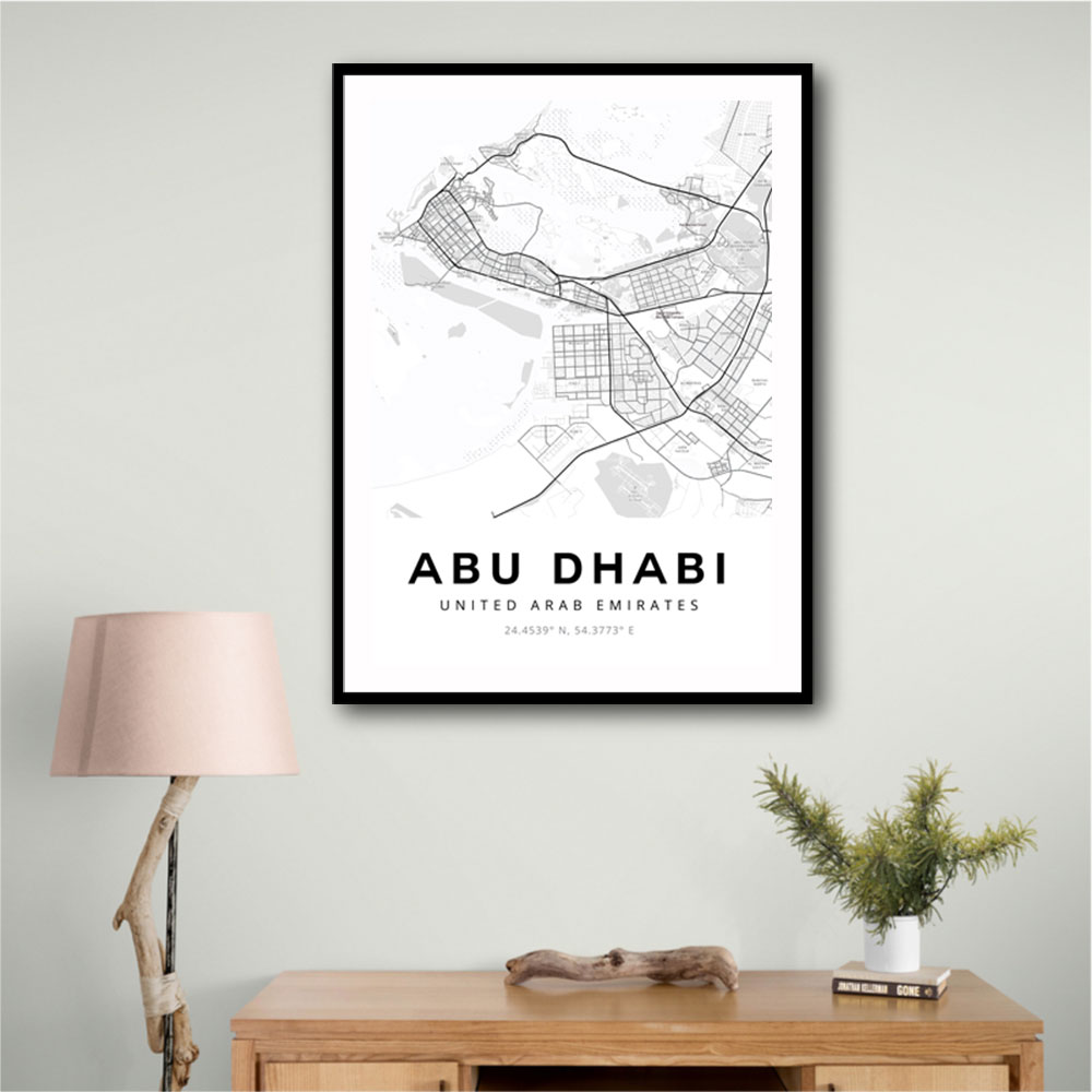 Abu Dhabi City Map