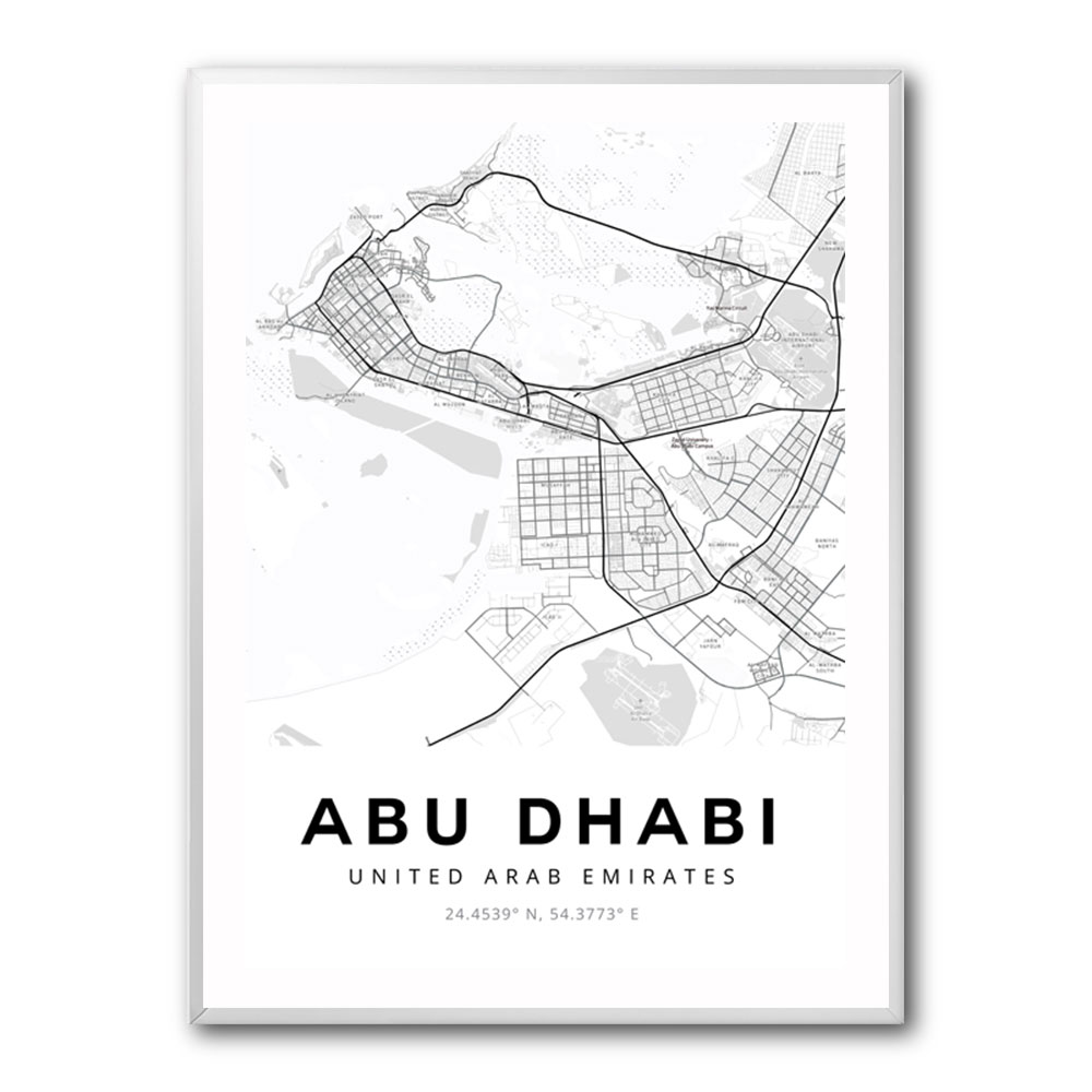 Abu Dhabi City Map