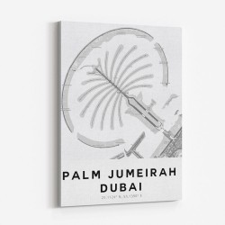 Palm Jumeirah Map