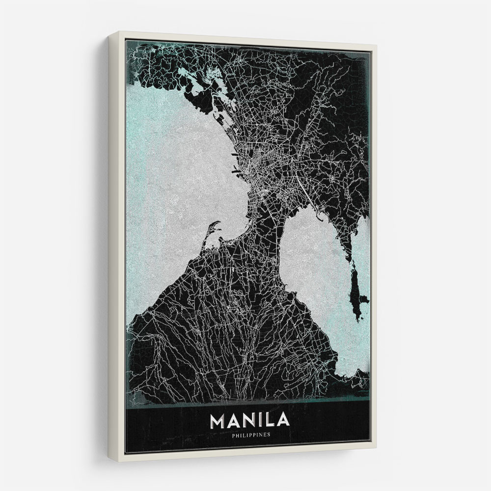 Manila Map Wall Art