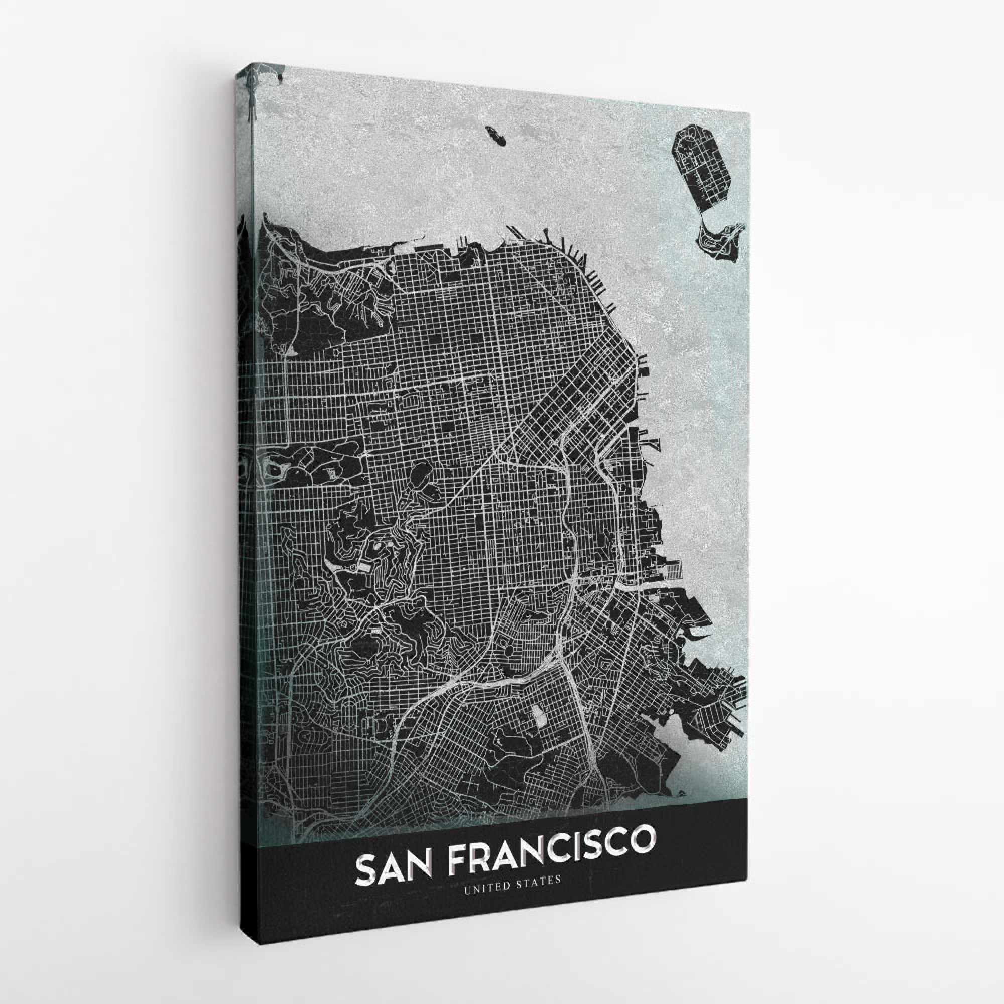 San Francisco Map Wall Art