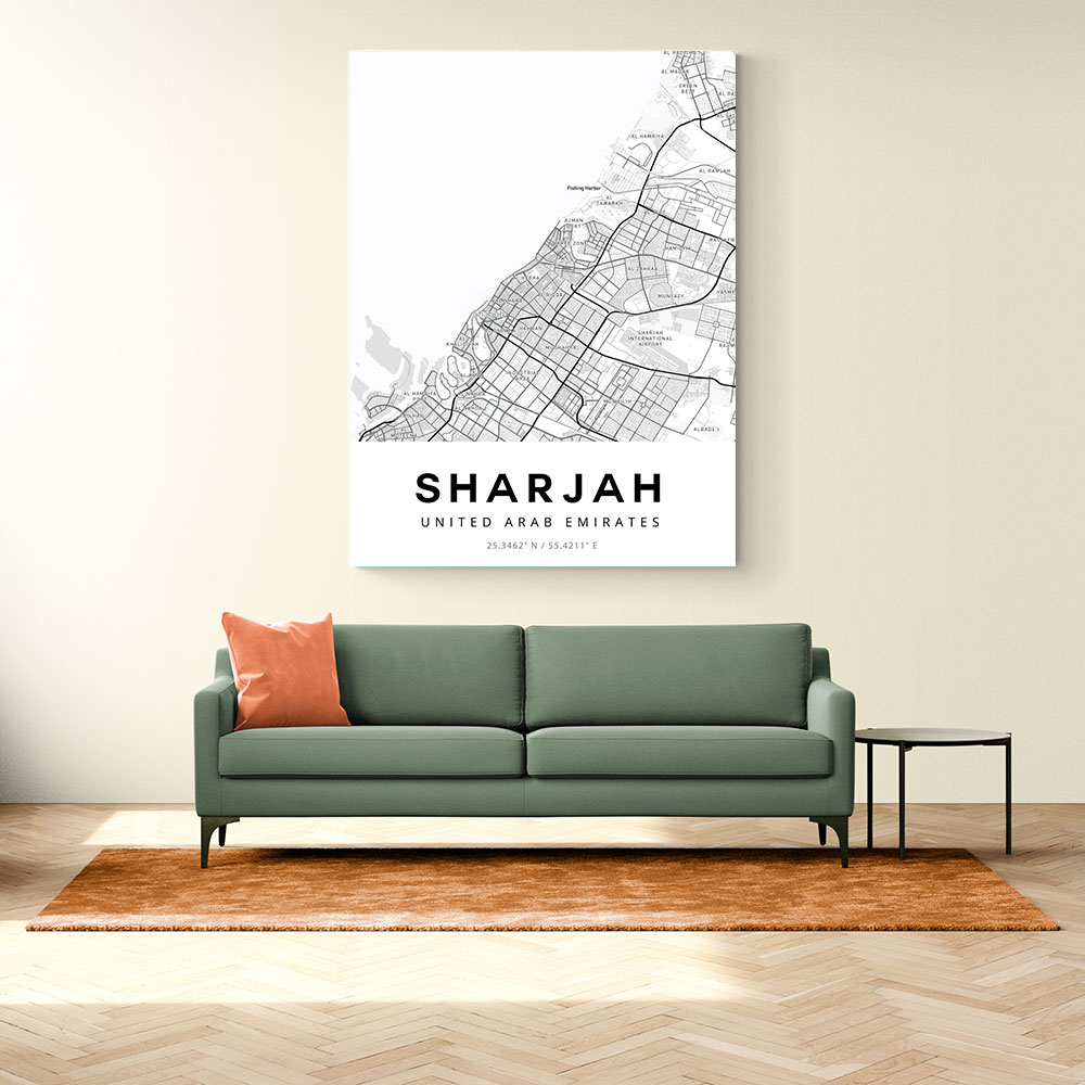 Sharjah City Map