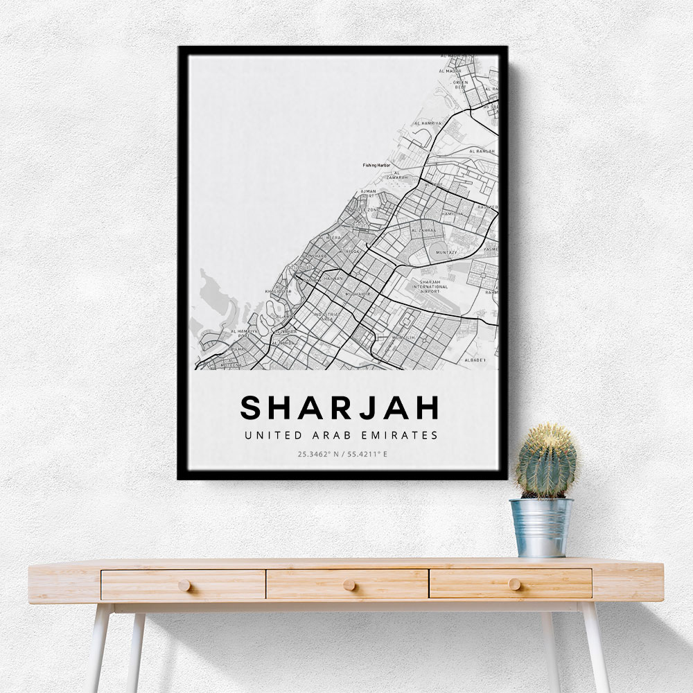 Sharjah City Map