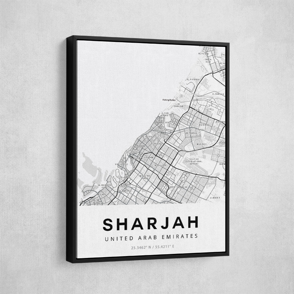 Sharjah City Map