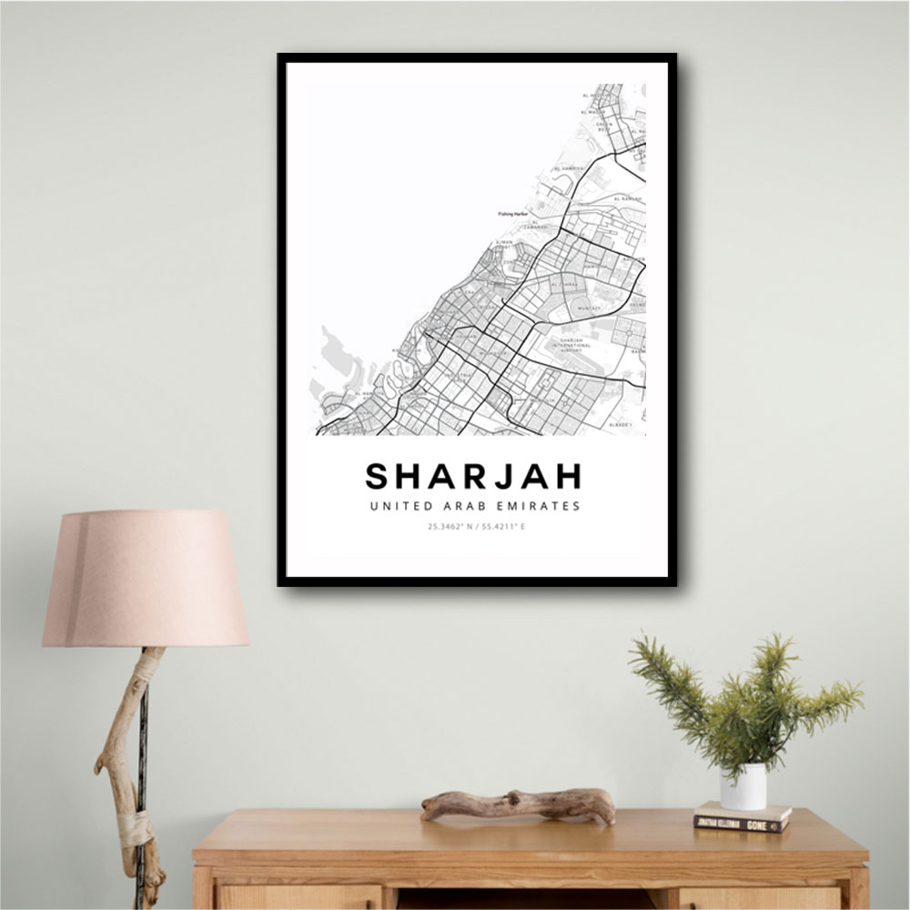 Sharjah City Map
