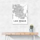 Las Vegas City Map Wall Art