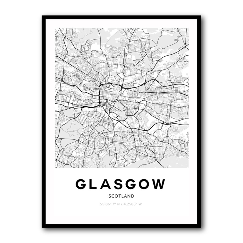 Glasgow City Map