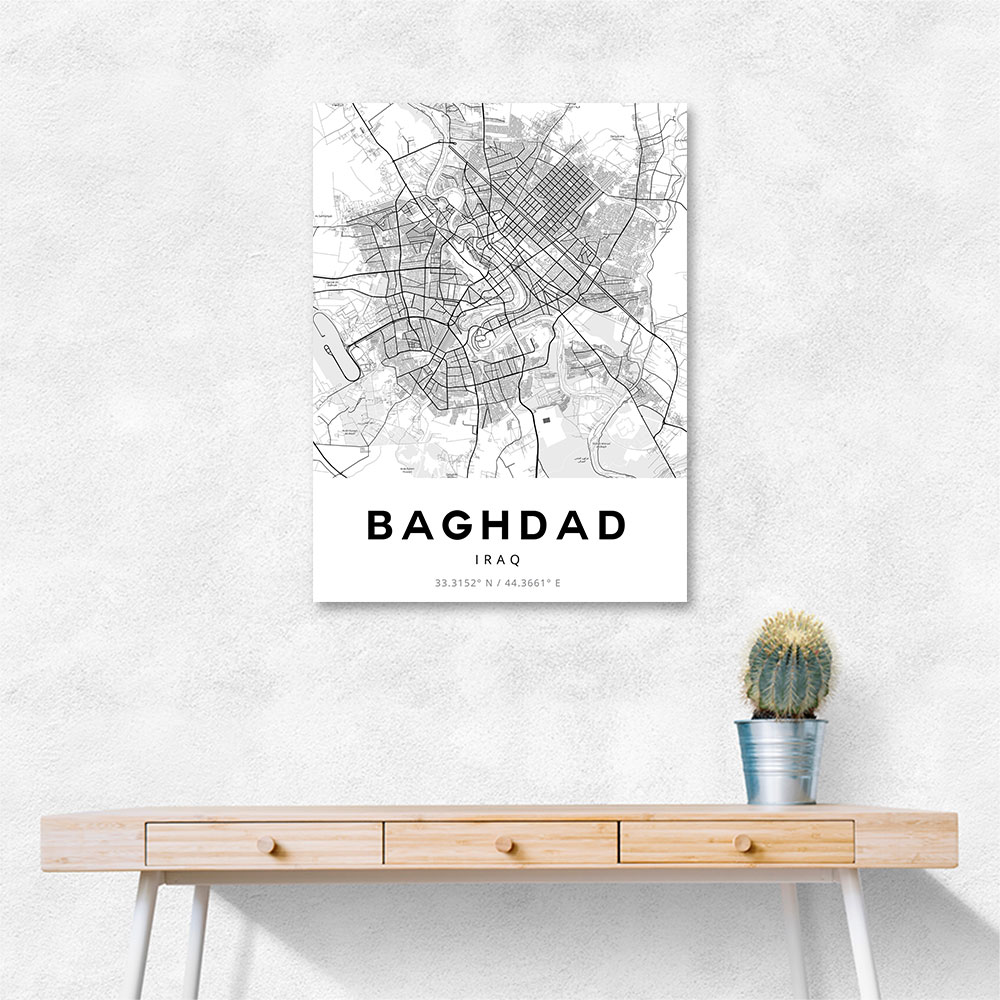 Baghdad City Map Baghdad City Map