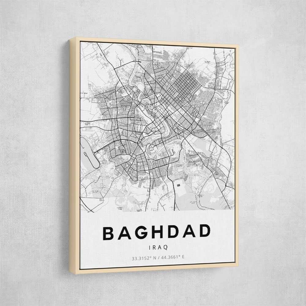 Baghdad City Map Baghdad City Map