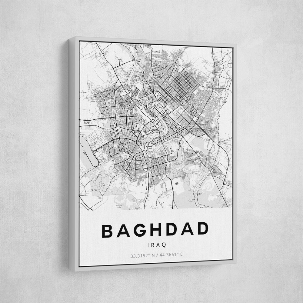 Baghdad City Map Baghdad City Map