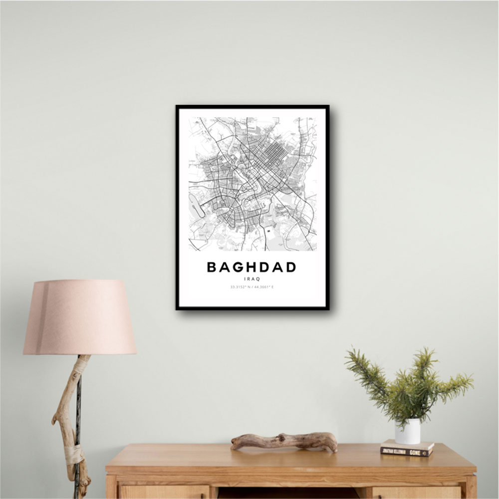 Baghdad City Map Baghdad City Map