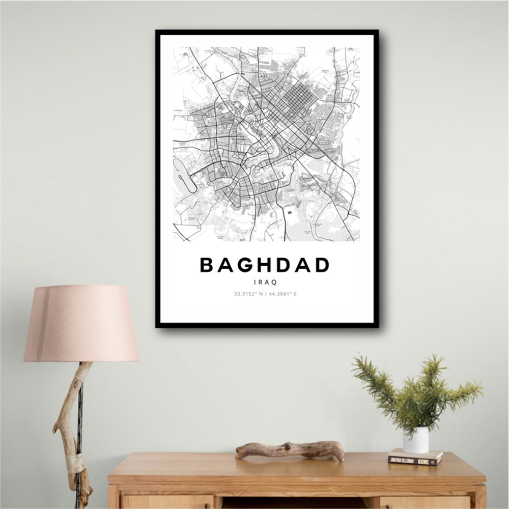 Baghdad City Map Baghdad City Map