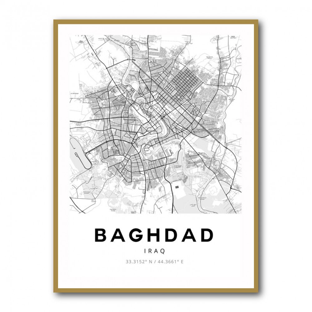 Baghdad City Map Baghdad City Map