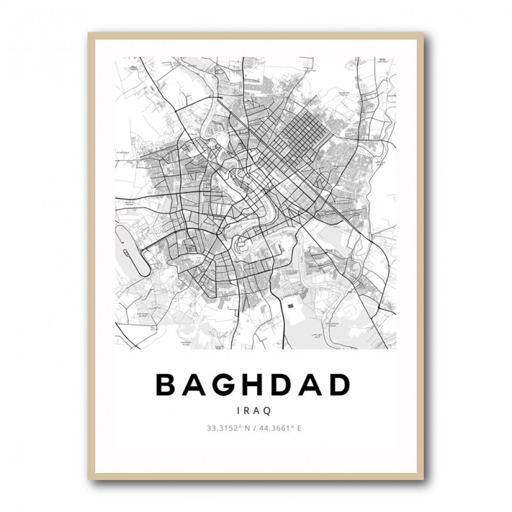 Baghdad City Map Baghdad City Map