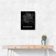 Baghdad City Map - Black Baghdad City Map - Black