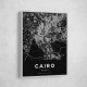 Cairo City Map - Black