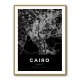 Cairo City Map - Black