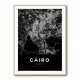 Cairo City Map - Black