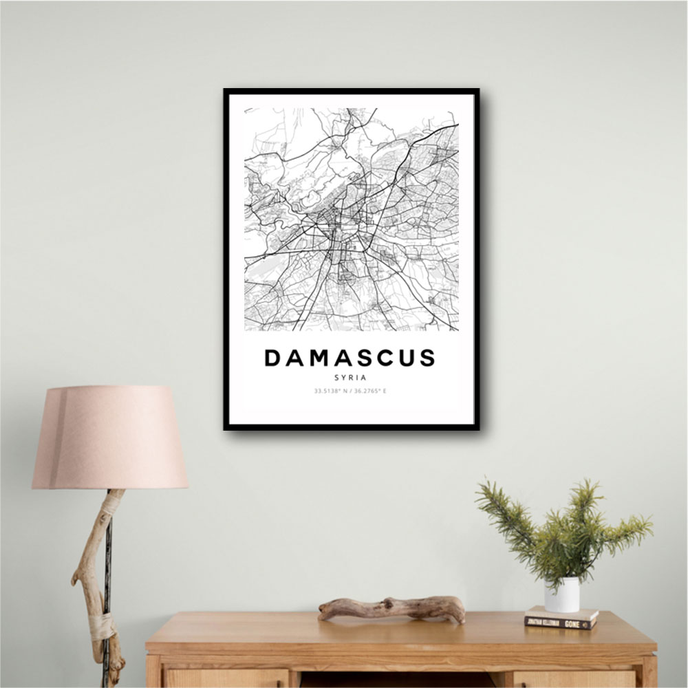 Damascus City Map