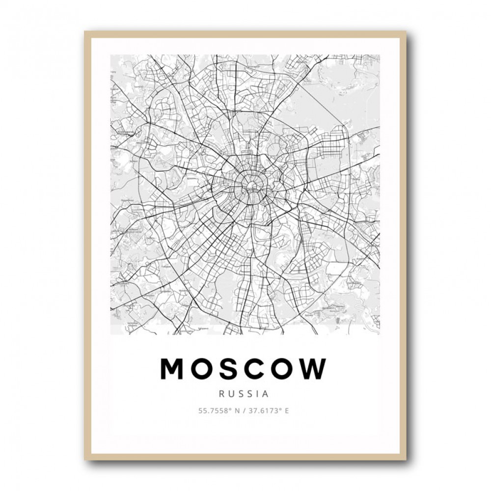 Moscow City Map