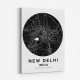 New Delhi Map Round New Delhi Map Round