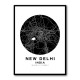 New Delhi Map Round New Delhi Map Round