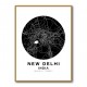 New Delhi Map Round New Delhi Map Round