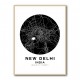 New Delhi Map Round New Delhi Map Round