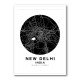 New Delhi Map Round New Delhi Map Round